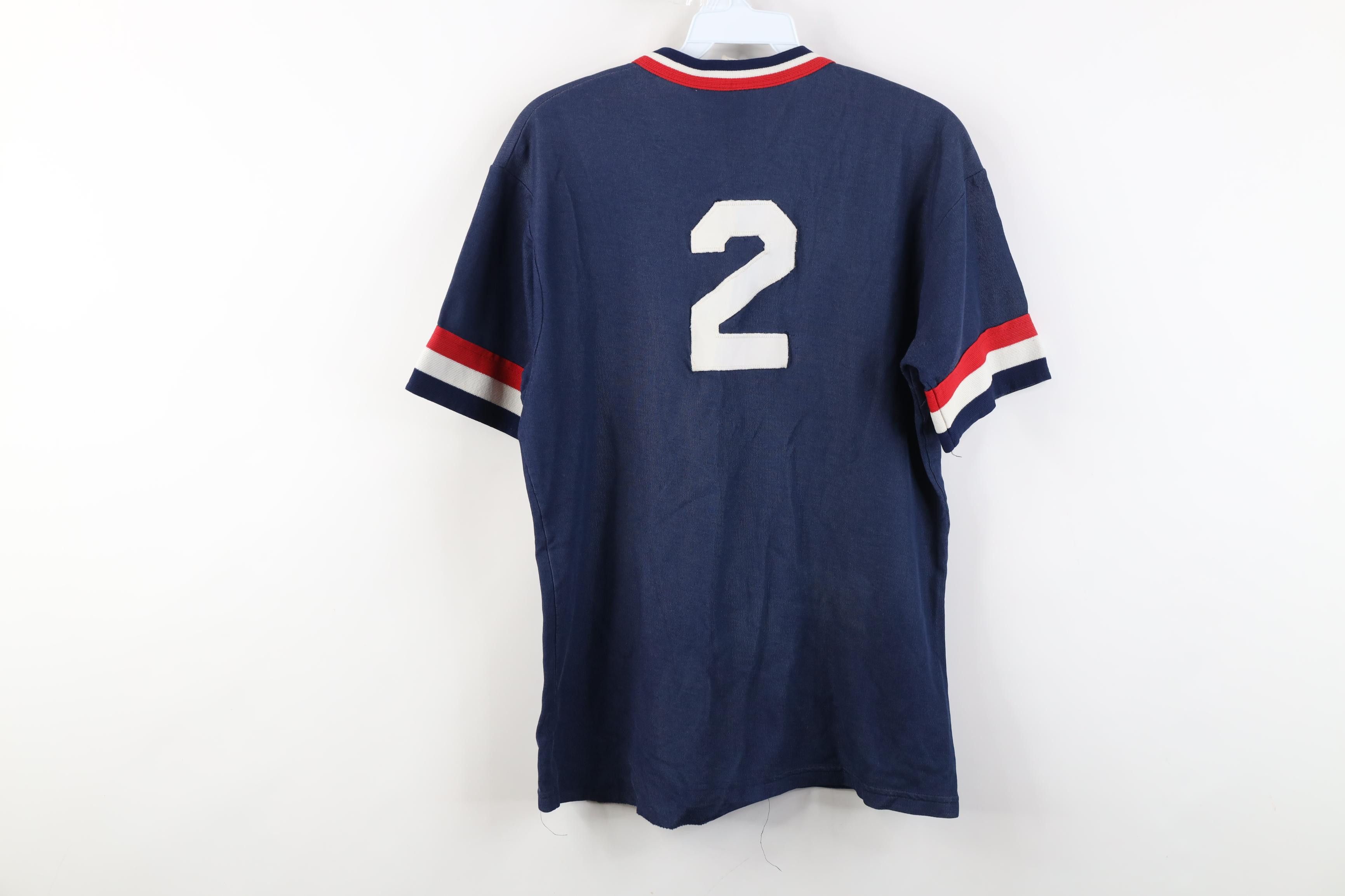 Vintage Vintage 70s 80s Sun Faded Baseball Jersey Ringer T-Shirt USA Size US M / EU 48-50 / 2 - 14 Thumbnail