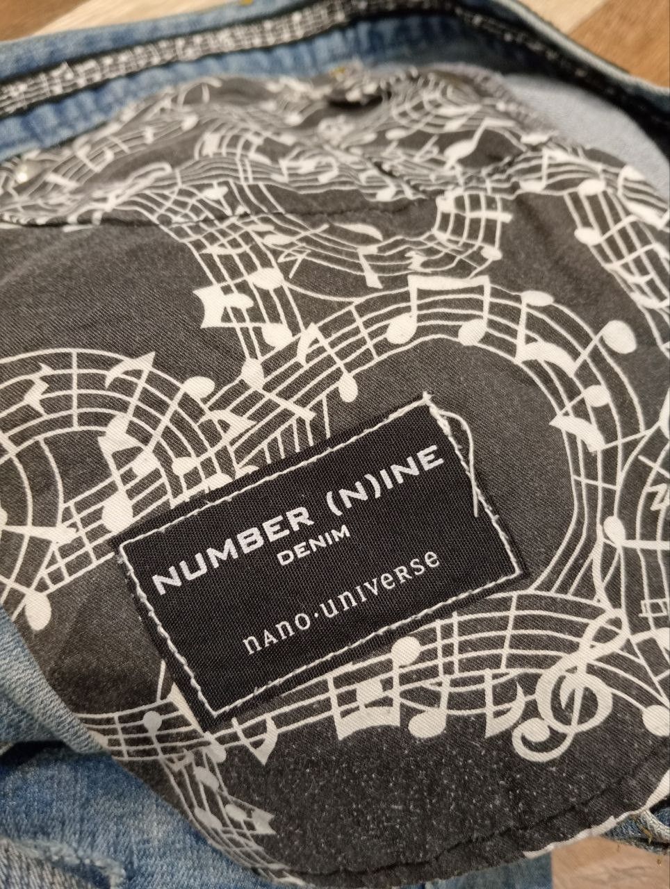 NANO universe × Number (N)ine NUMBER NINE JAPAN X NANO UNIVERSE BLUE DISTRESSED JEANS Size US 32 / EU 48 - 8 Thumbnail