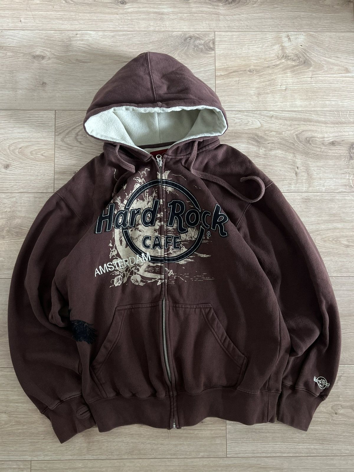 Vintage Vintage hard rock zip hoodie y2k hoodie swag Size US M / EU 48-50 / 2 - 1 Thumbnail