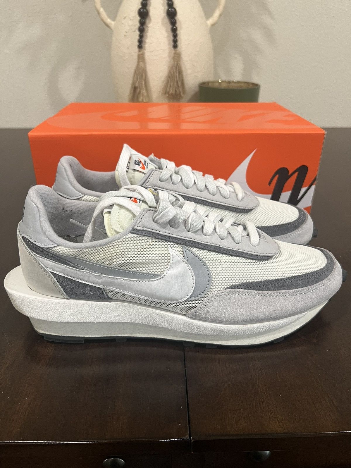 Nike Nike LD Waffle Sacai Summit White | Grailed