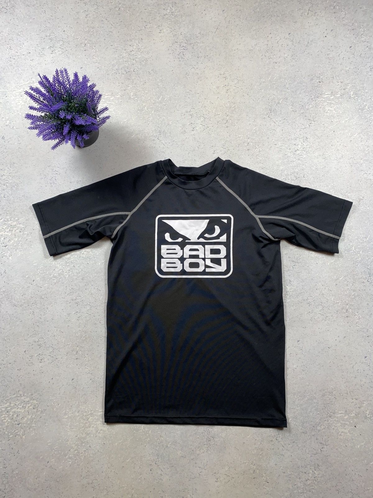 UFC Black Rashguard Bad Boy Engage short sleeve Size US M / EU 48-50 / 2 - 2 Thumbnail