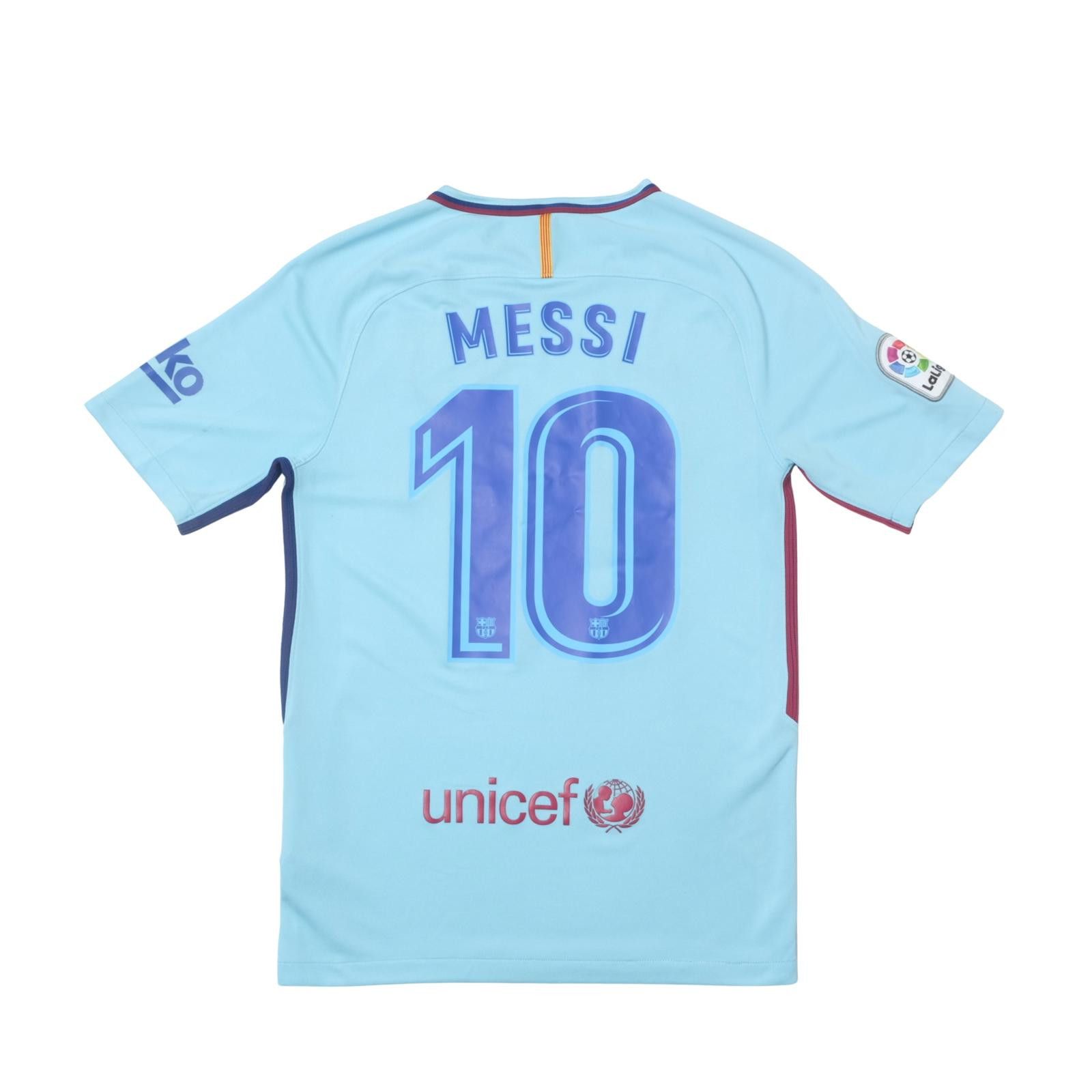 Nike 2017/18 Barcelona Away Shirt Nike Messi (S) Size US S / EU 44-46 / 1 - 1 Thumbnail