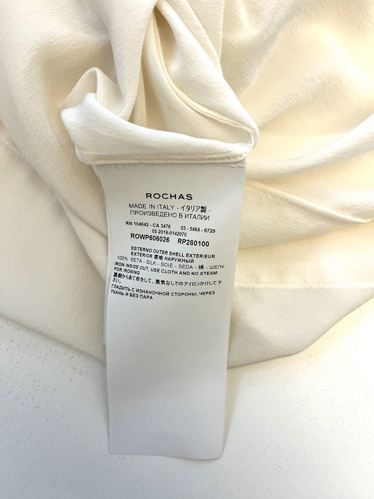 Rochas Rochas Silk Blouse Size XS / US 0-2 / IT 36-38 - 8 Thumbnail