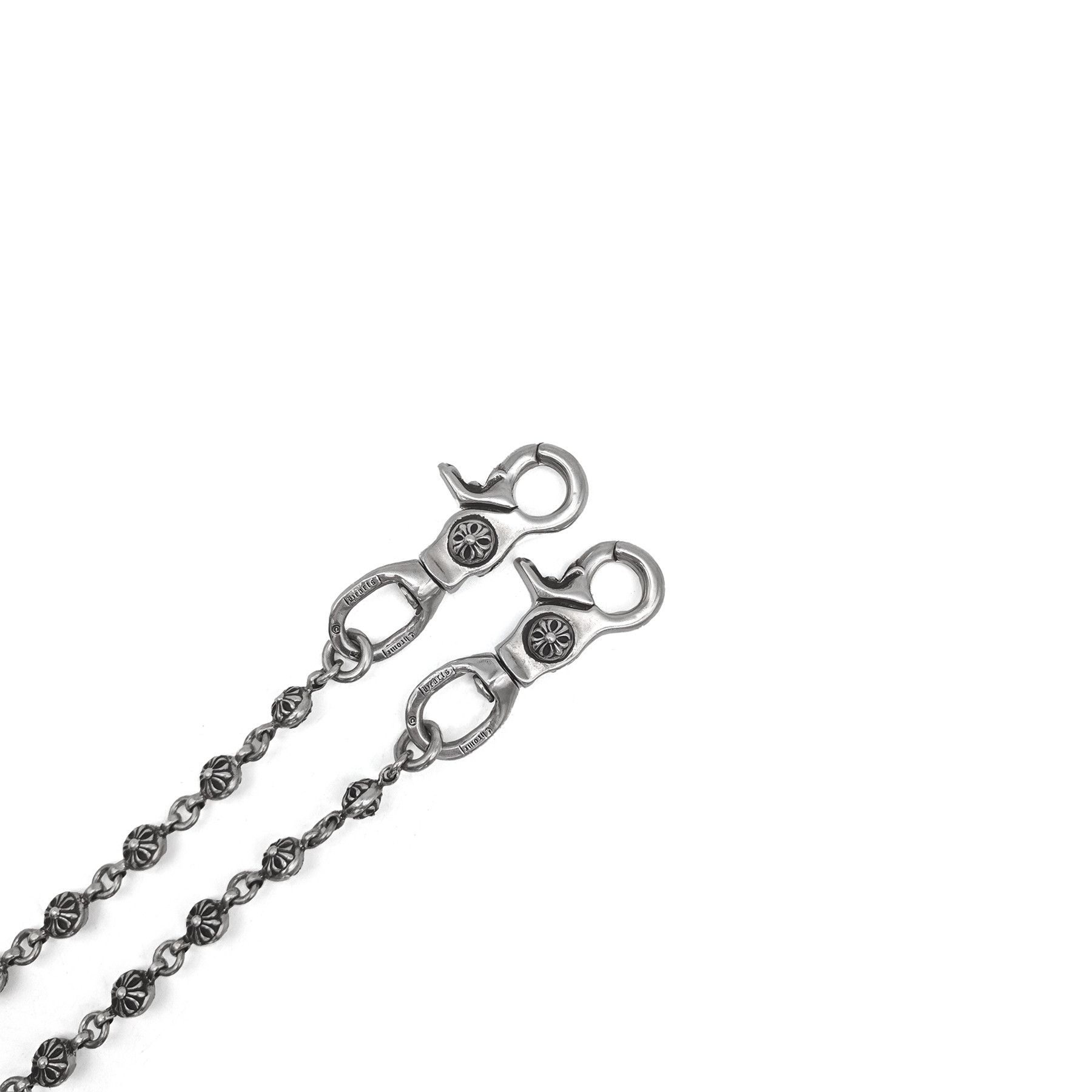 Chrome Hearts Chrome Hearts Silver 2 Clip Cross Ball Wallet Chain Size ONE SIZE - 3 Thumbnail