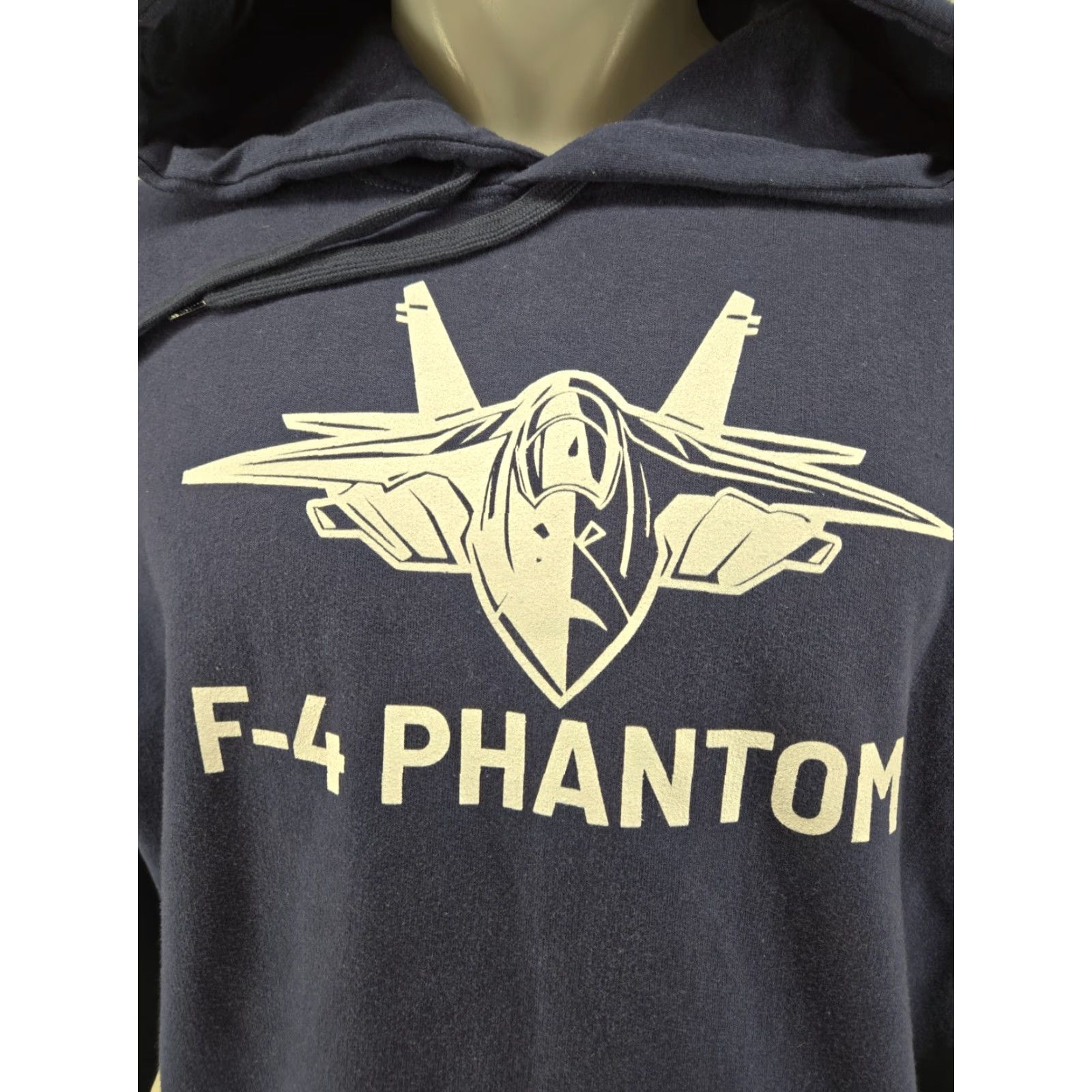 Gildan Gildan Hoodie F-4 Phantom Fighter Jet Blue Size L Mens Hoodie/Adult Large Regular Fit Military Aviation Nylon? Size US L / EU 52-54 / 3 - 2 Thumbnail