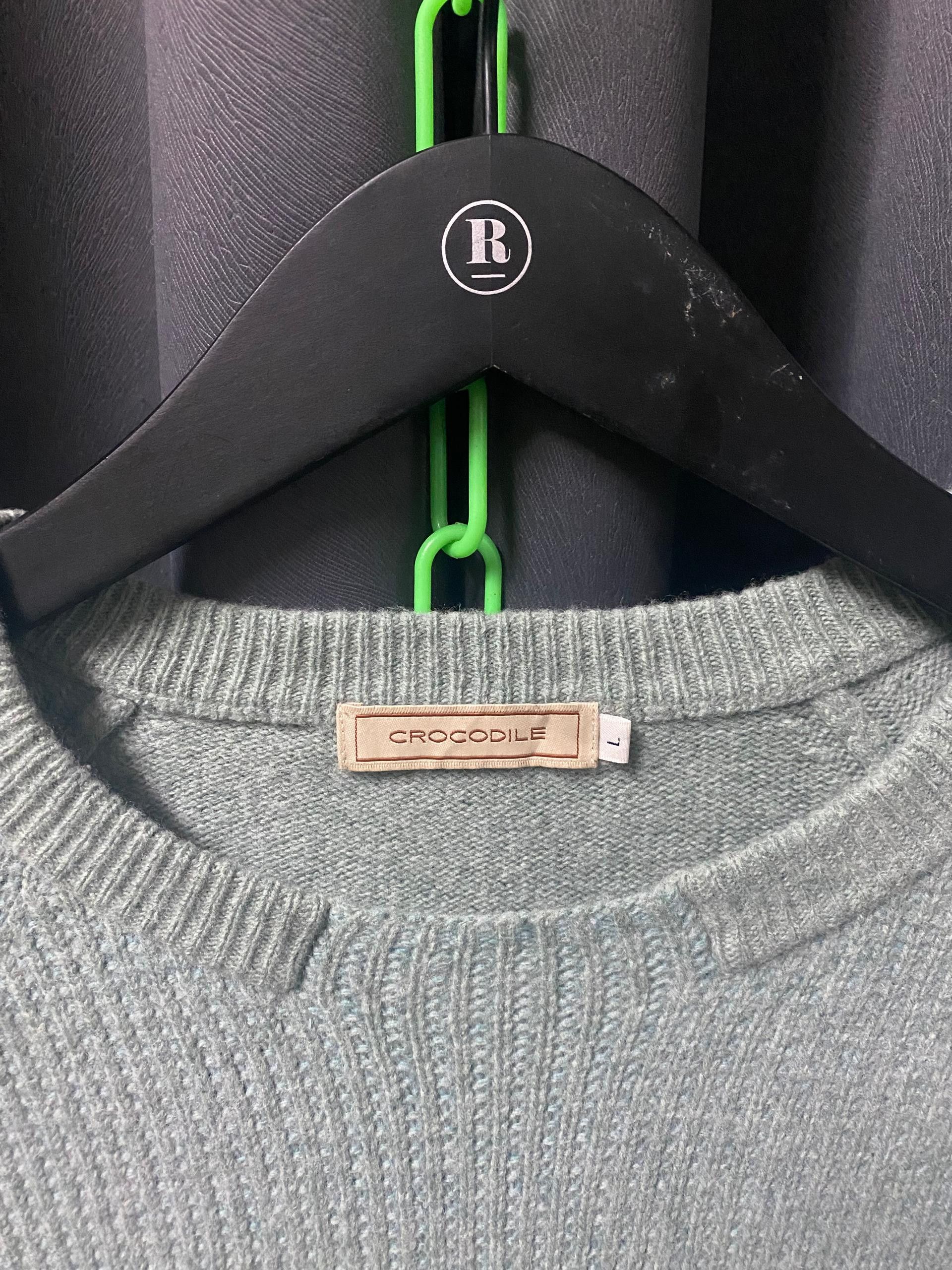 Japanese Brand Crocodile Knitwear Sweater Size L / US 10 / IT 46 - 4 Thumbnail