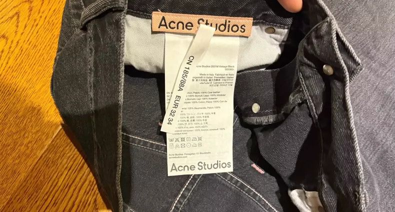 Acne Studios acne studios black jeans 2504-Nextarrow Size US 32 / EU 48 - 2 Thumbnail