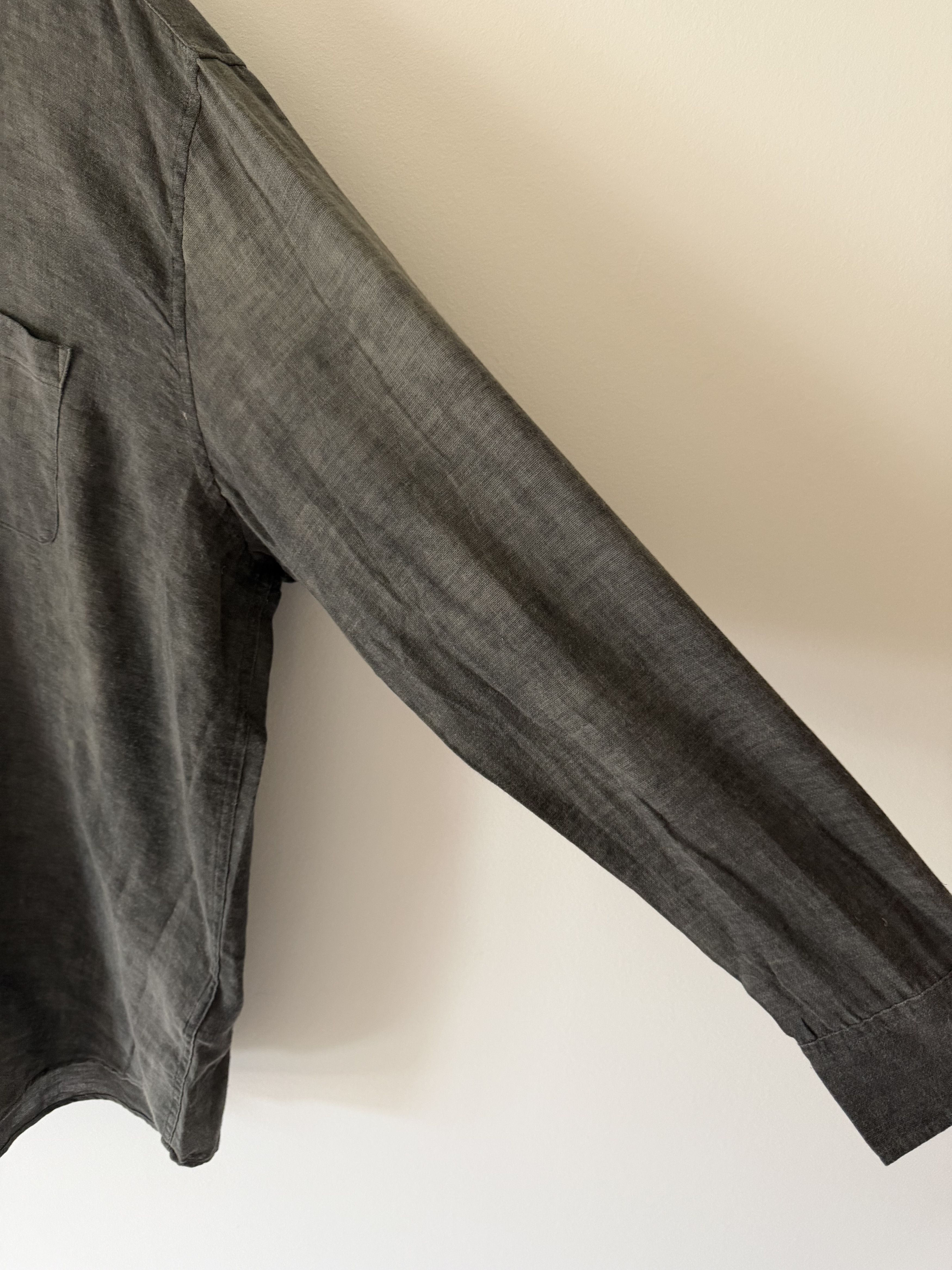 Our Legacy Our Legacy Sparce Cotton Above Shirt in Dark Cloud Size US L / EU 52-54 / 3 - 4 Thumbnail
