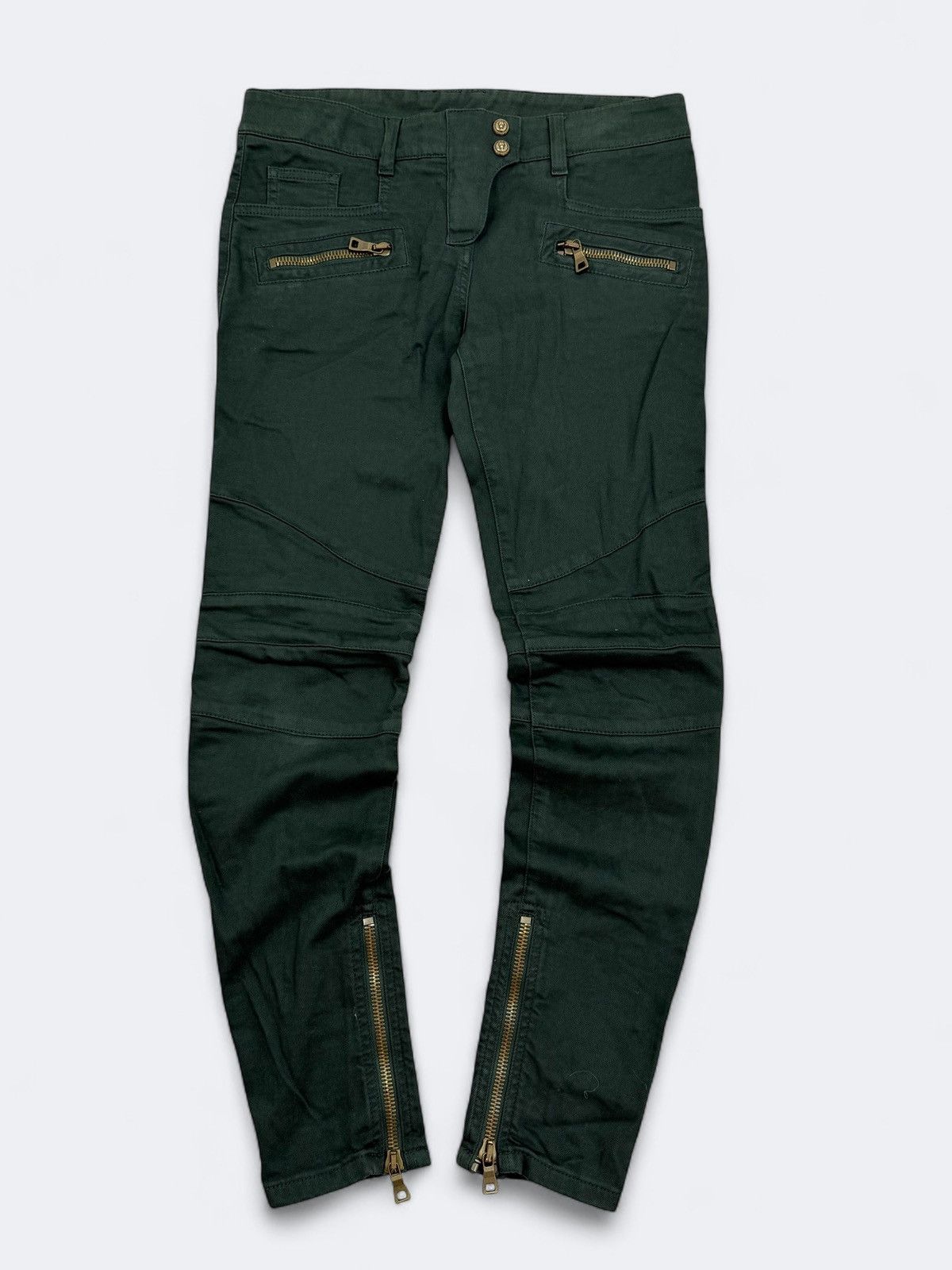 パンツ BALMAIN Women Straight Pants DF0PQ310WC09 0PA BLACK Balmain BALMAIN Women Straight Pants DF0PQ310WC09 0PA BLACK