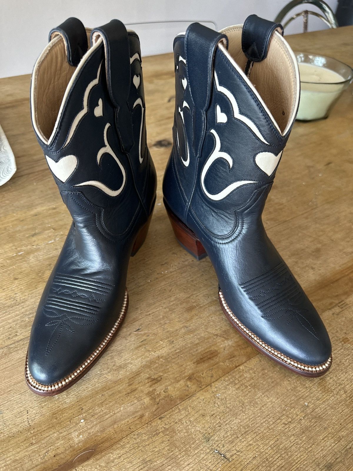 Other The Nantucket Short boot Navy cowboy boot Size US 6 / IT 36 - 4 Thumbnail
