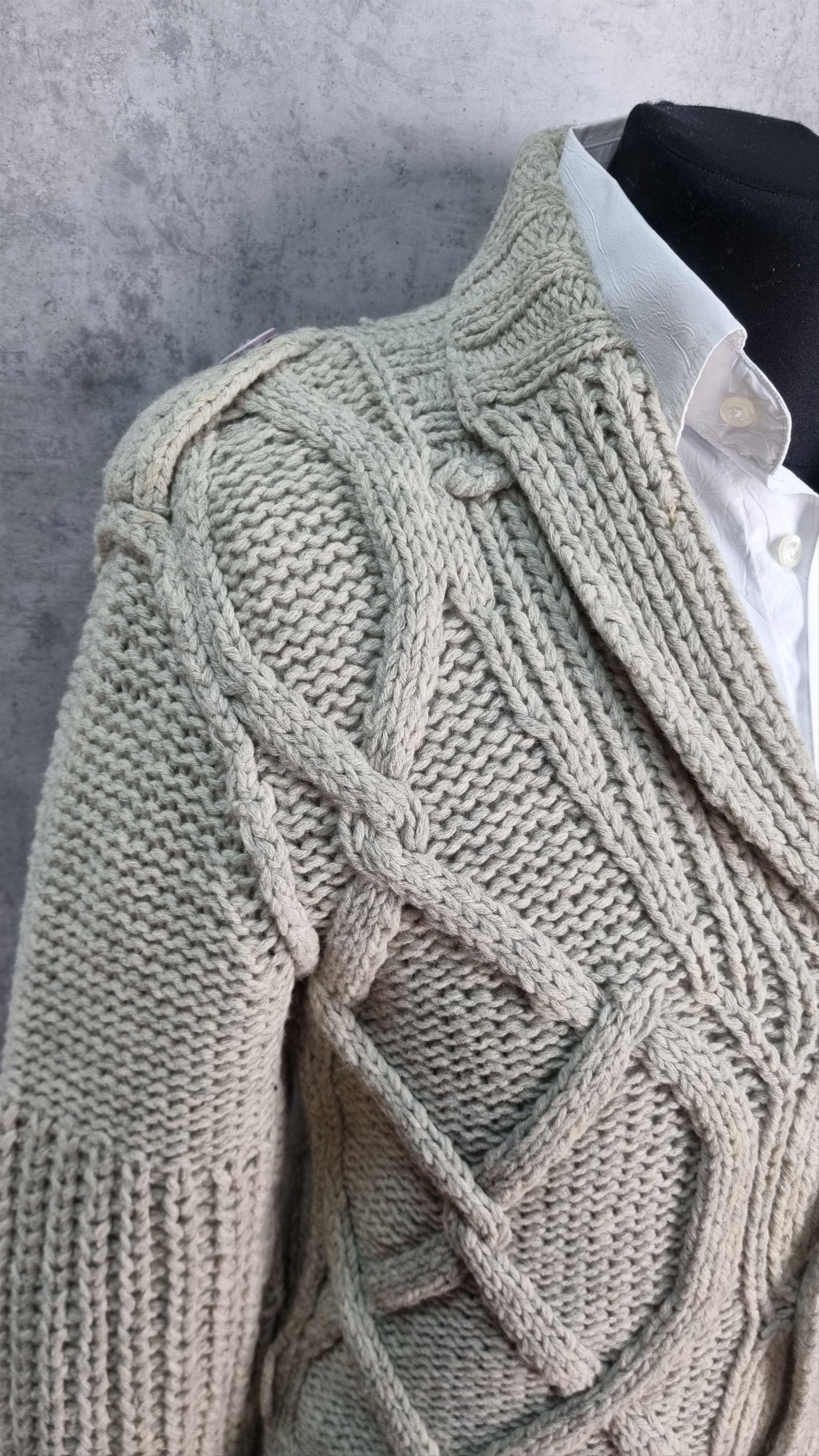 Diesel × Vintage Diesel Gorgeous Heavy Knitted Cardigan Size US S / EU 44-46 / 1 - 7 Thumbnail