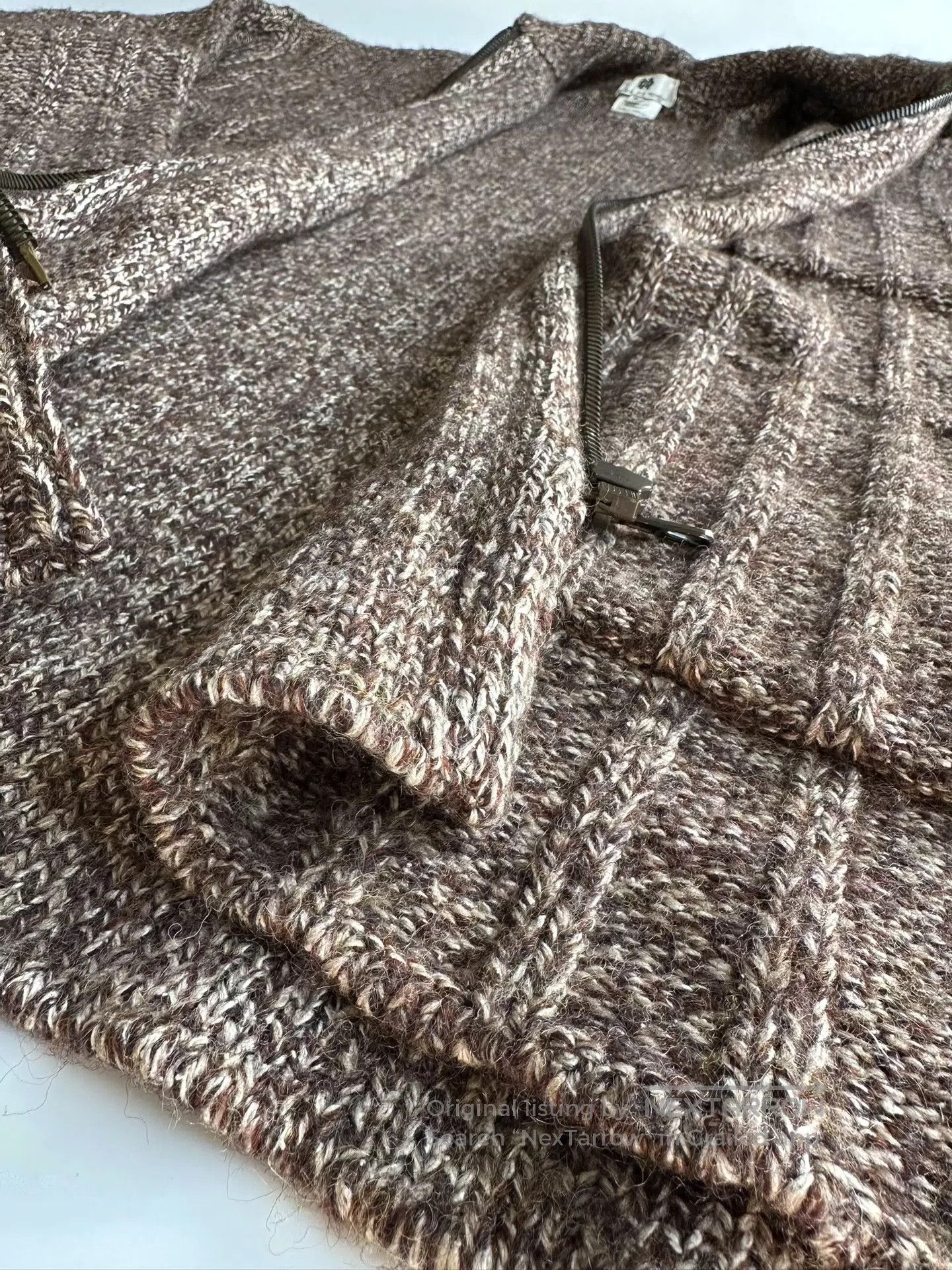 Dries Van Noten DRIES VAN NOTEN Thick zipper sweater in the initial design Size US M / EU 48-50 / 2 - 5 Thumbnail