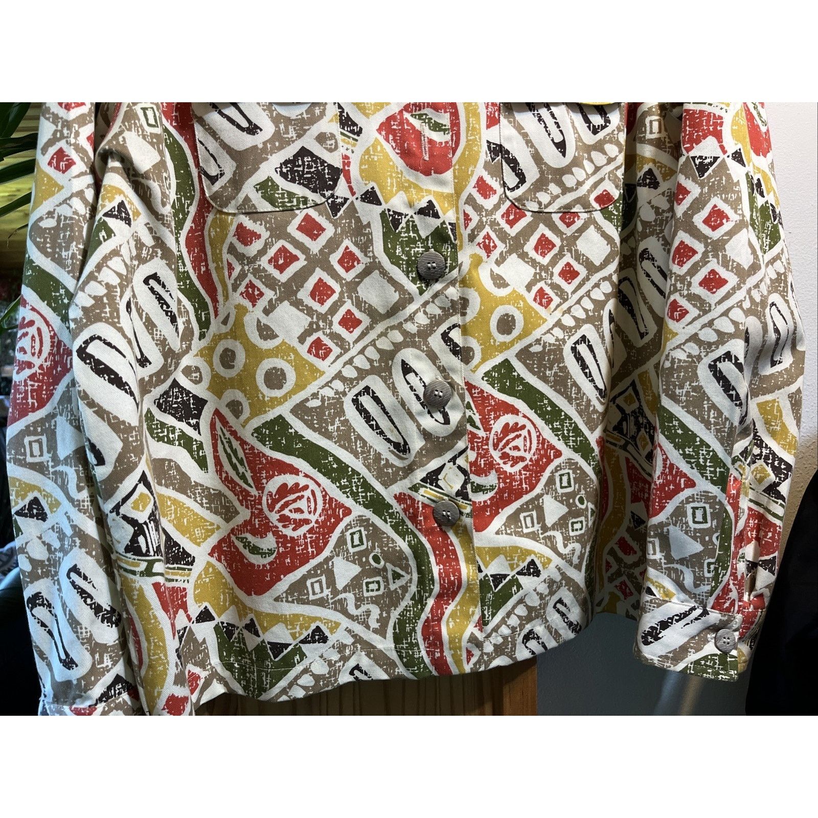 Other Vintage 90s Breckenridge Shirt Jacket XL Boho Artsy Hippie Size XL / US 12-14 / IT 48-50 - 4 Thumbnail