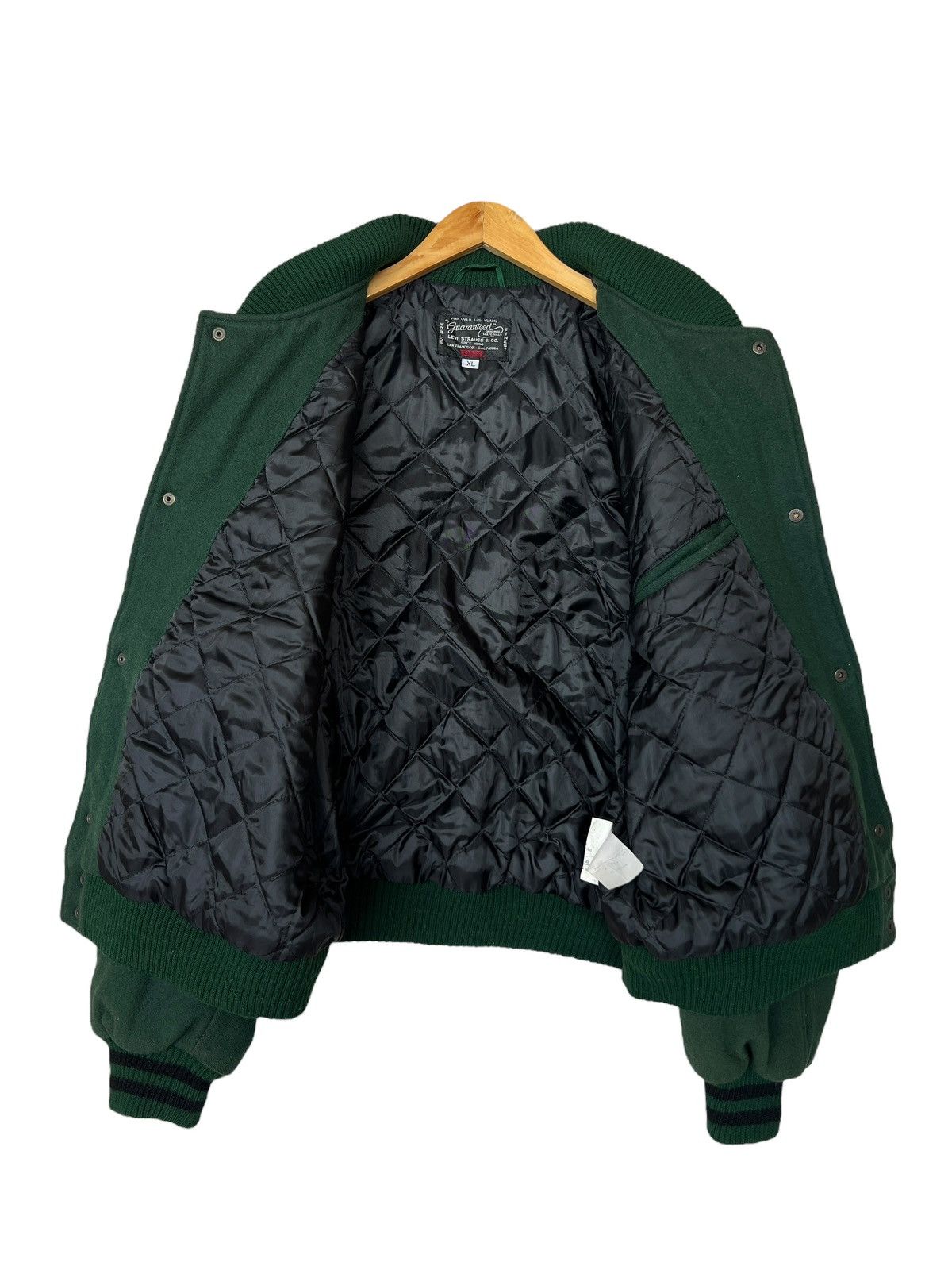 Levi's Vintage 90s Levi’s Green Varsity Jacket Size XL Size US XL / EU 56 / 4 - 4 Thumbnail