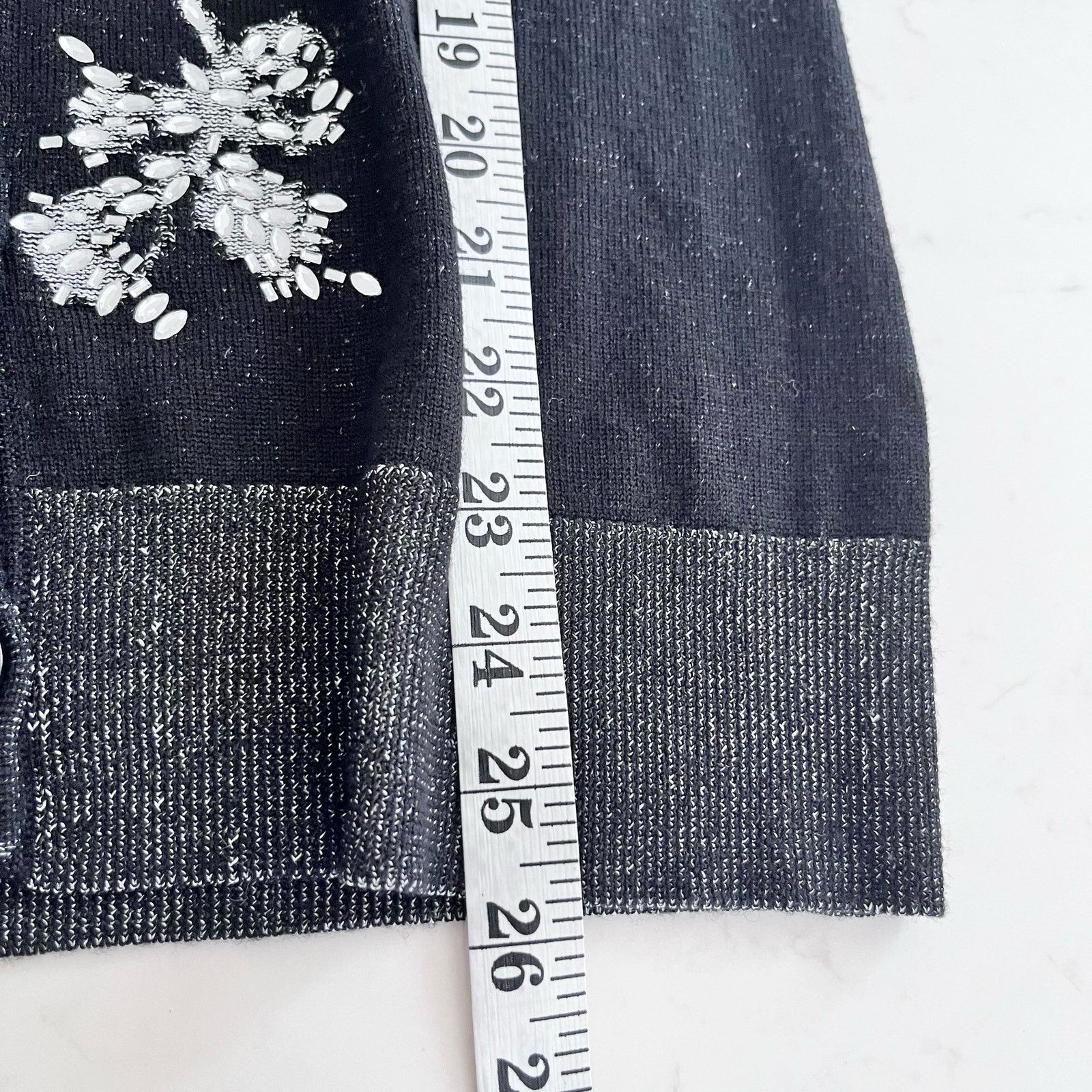 Diane von Furstenberg Diane von Furstenberg Black Floral Cardigan Sweater Size M / US 6-8 / IT 42-44 - 8 Thumbnail