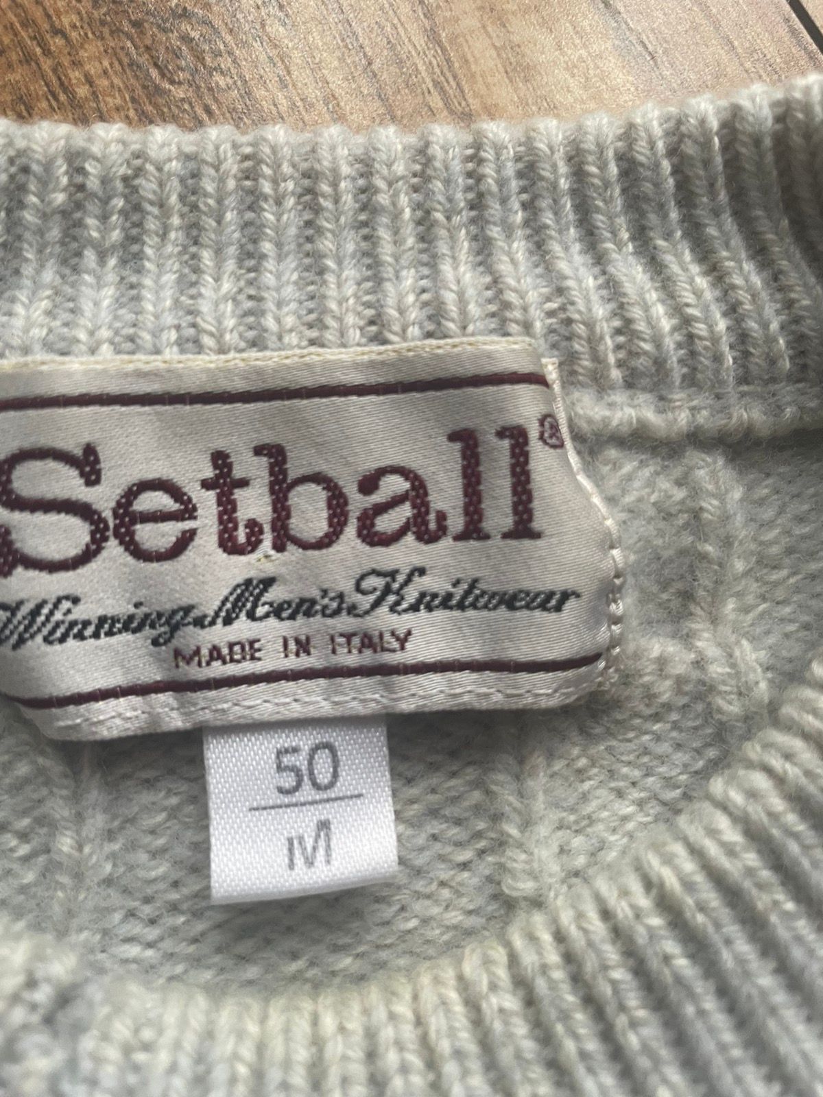 Vintage 🔥KNITTED SWEATER MADE IN ITALY, SETBALL, NEW YEAR, snow Size US M / EU 48-50 / 2 - 5 Thumbnail