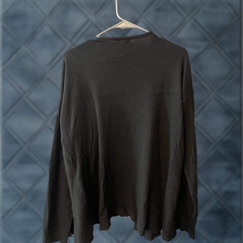 Express Women’s Express Black Solid Long Sleeve Open Cardigan Sweater Size XL Pockets Size XL / US 12-14 / IT 48-50 - 1 Thumbnail