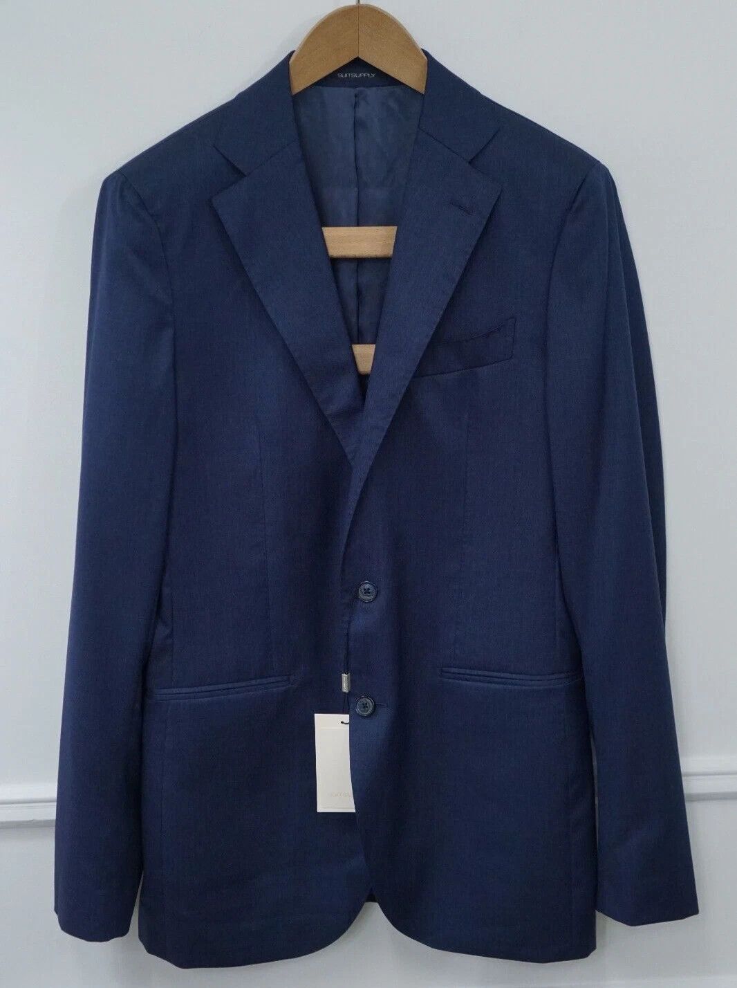 Suitsupply Men Suitsupply Blazer La Spalla Blue Wool Size 98 UK/US40L Size 40L - 1 Thumbnail