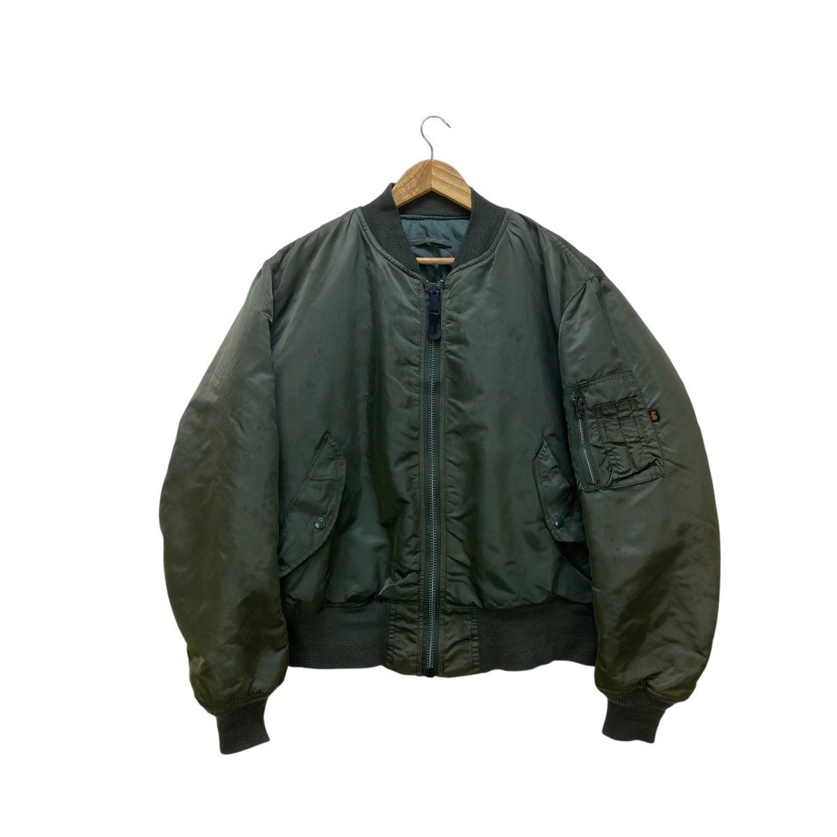 Alpha Industries 🔥Vintage Alpha Ma1 Bomber Jacket Size US M / EU 48-50 / 2 - 1 Thumbnail