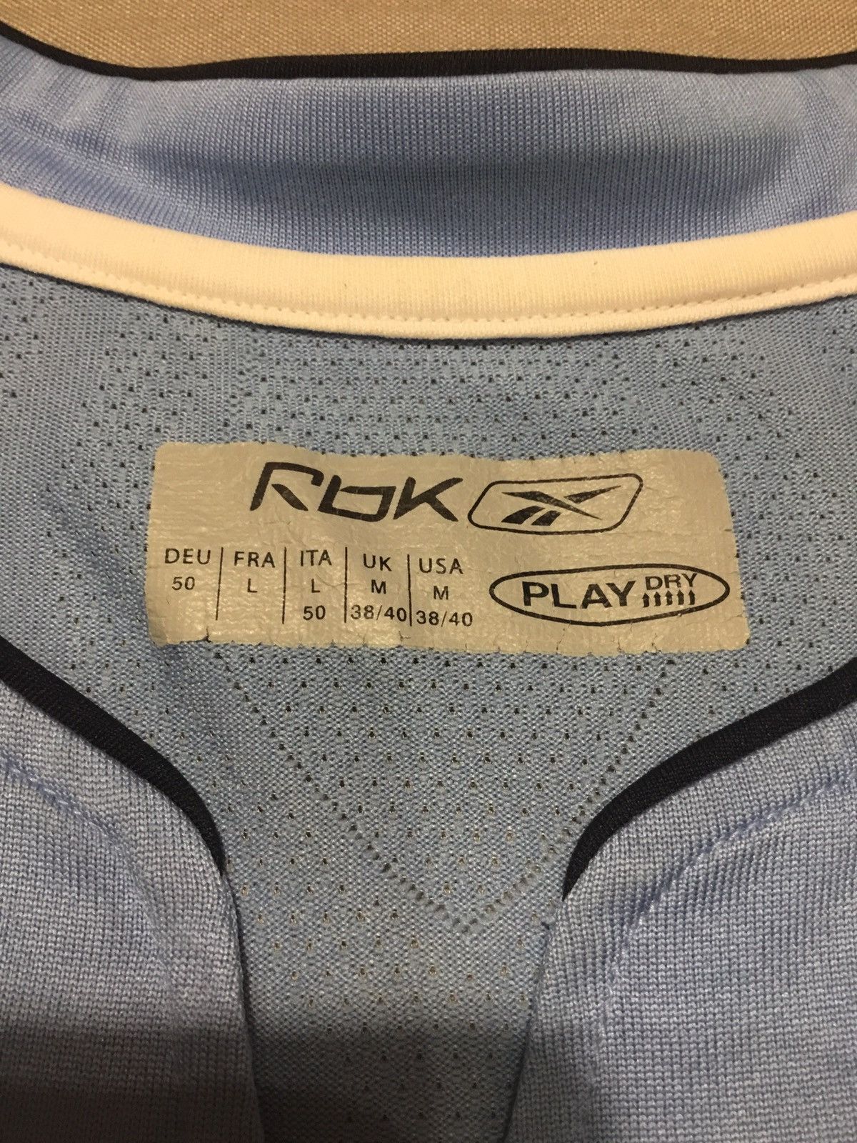 Reebok Manchester City 06/07 Home Football Shirt RBK Reebok Men's M Size US M / EU 48-50 / 2 - 6 Thumbnail