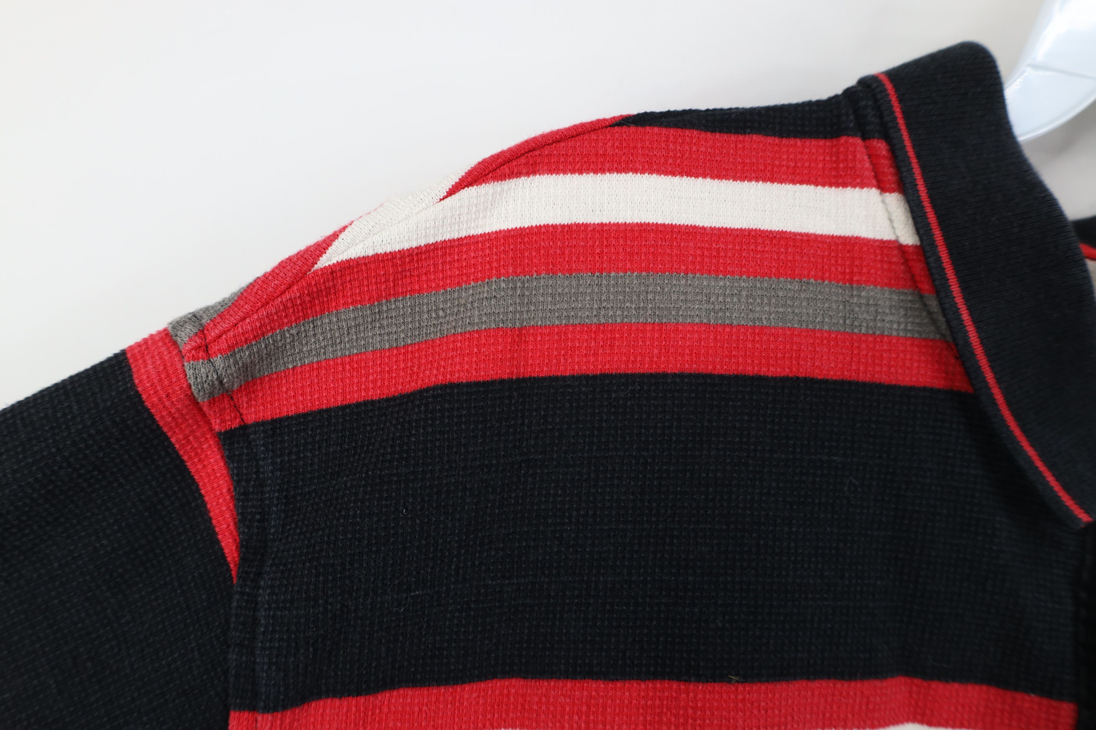 Southpole Vintage 90s Y2K Southpole Thermal Waffle Knit Golf Polo Size US L / EU 52-54 / 3 - 9 Thumbnail