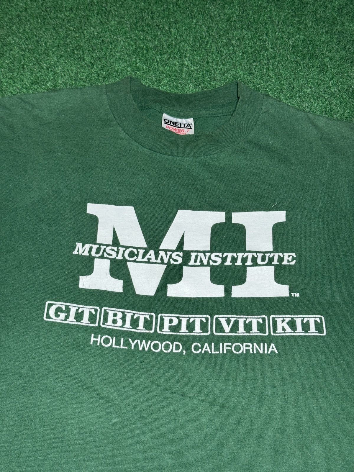 Vintage Hollywood Musicians Institute Oneita T-Shirt Med California Size US M / EU 48-50 / 2 - 2 Thumbnail