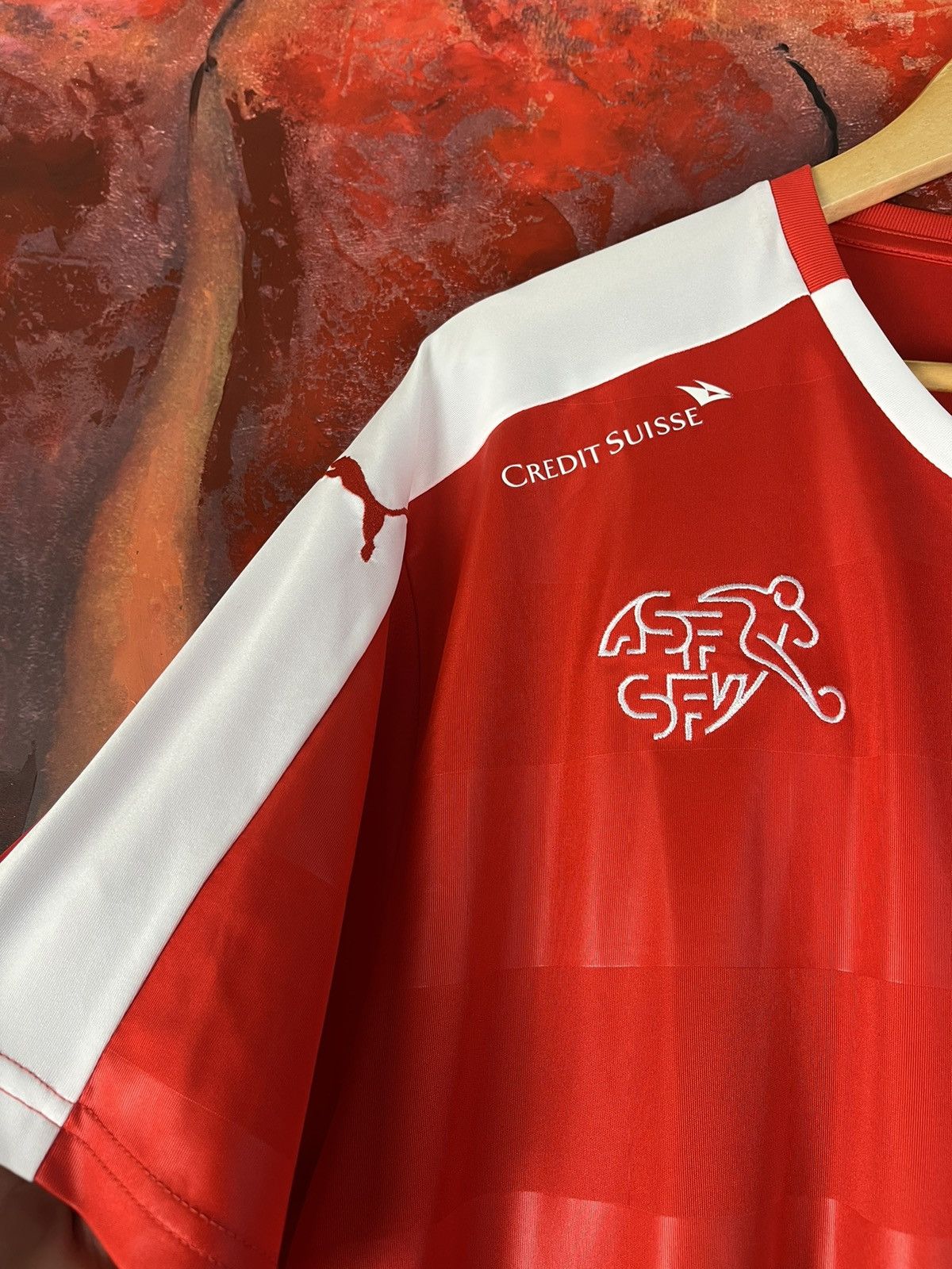 Puma Puma Switzerland Nationals 2016/2017 Home Soccer Hersey XXL Size US XXL / EU 58 / 5 - 3 Thumbnail