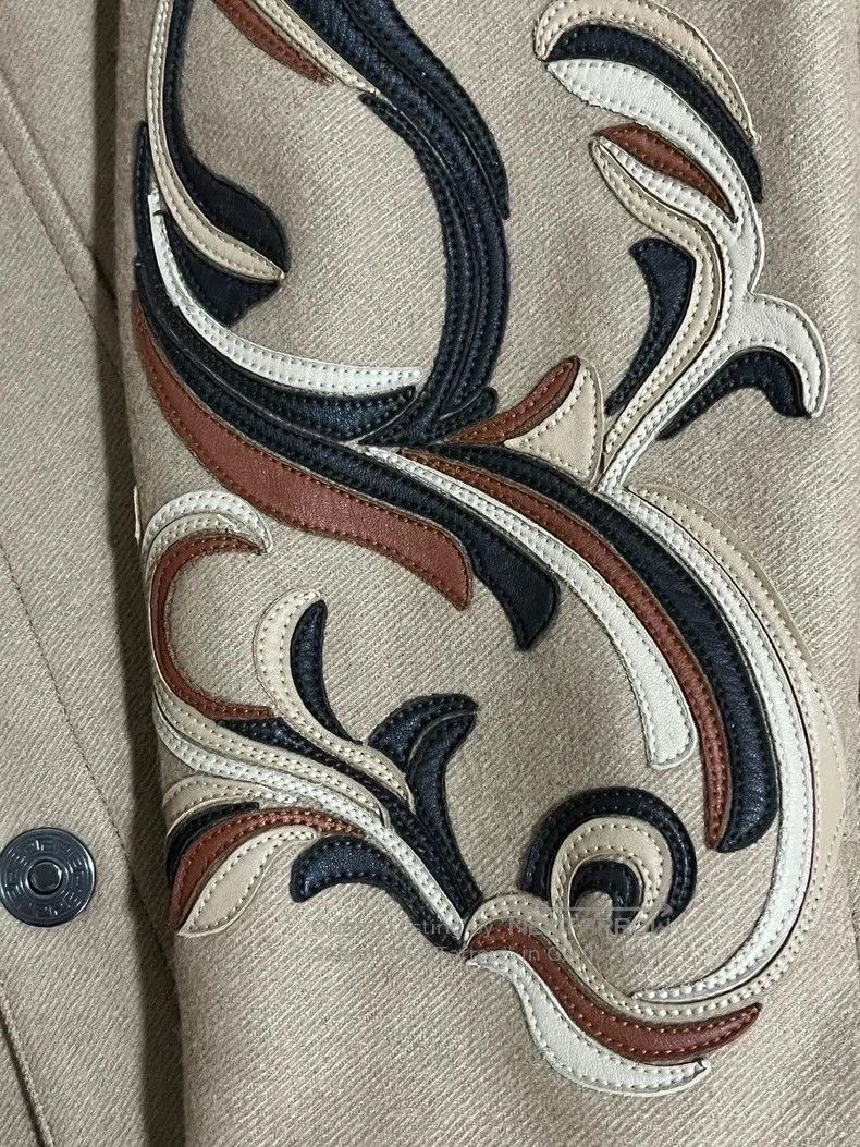 Versace Versace Runway Alpaca Leather Jacket. Size US L / EU 52-54 / 3 - 6 Thumbnail