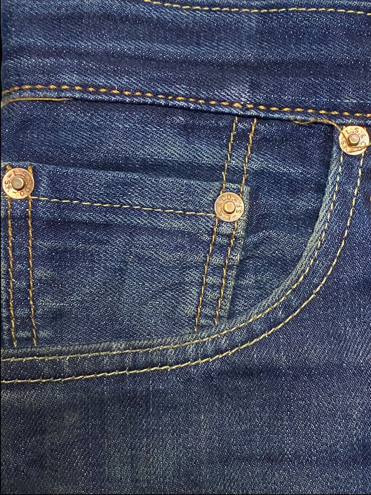 Levi's Levis 502 Mud Wash Distressed Loose Jeans Size US 31 - 10 Thumbnail