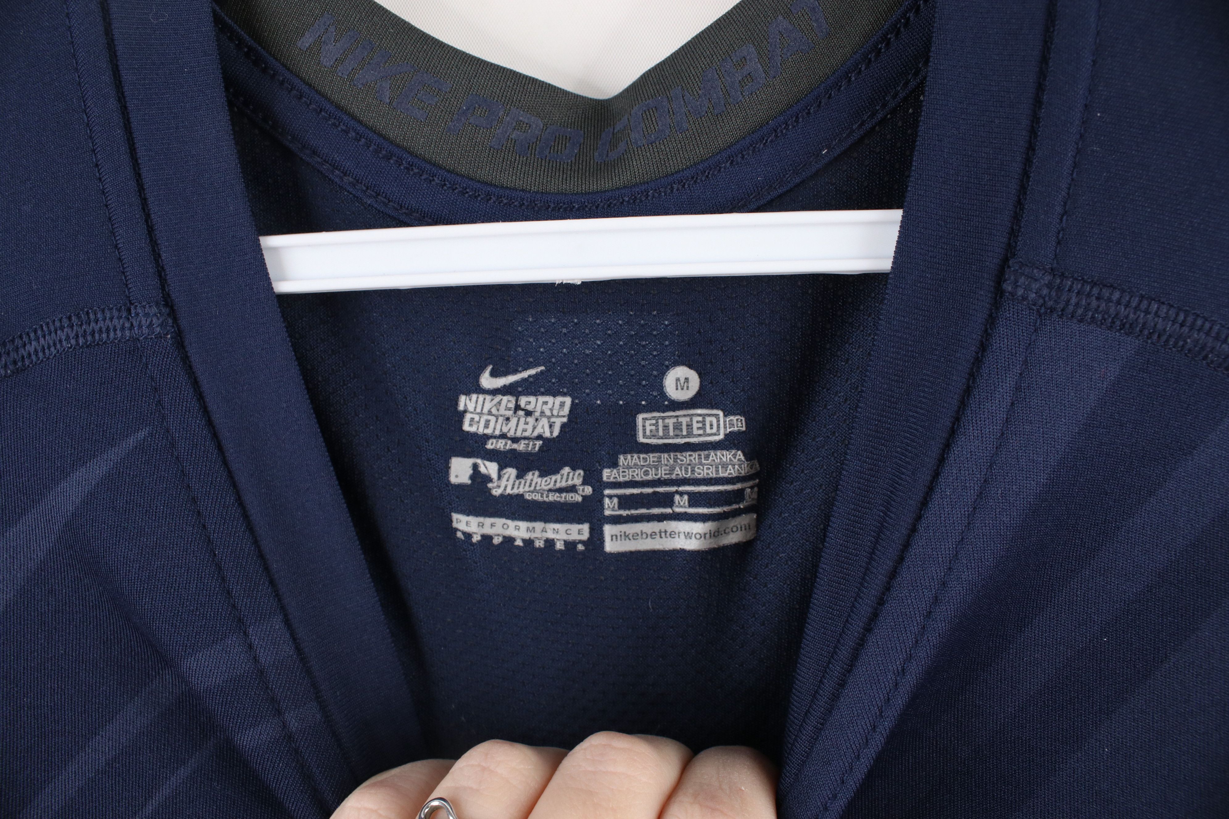 Nike Nike Pro Combat Compression Atlanta Braves Baseball T-Shirt Size US M / EU 48-50 / 2 - 8 Thumbnail