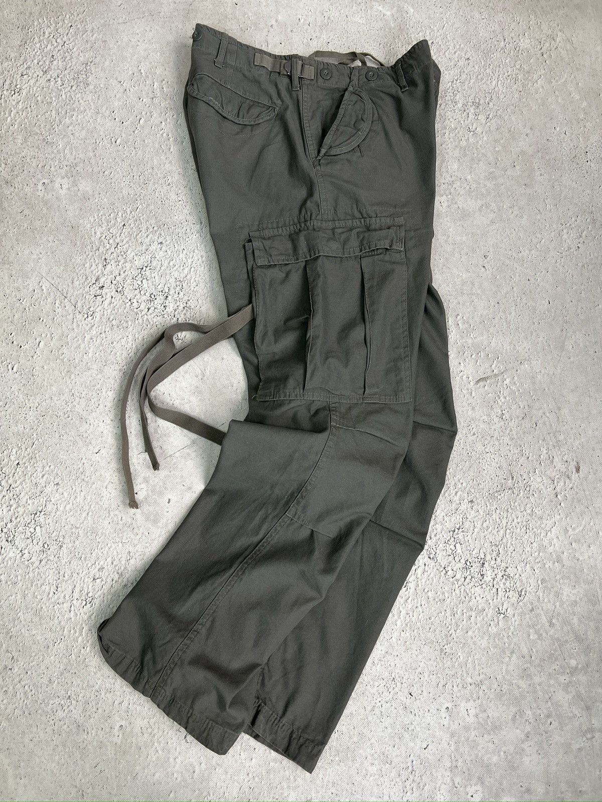 Other Green Olive military army style cargo pants y2k Size US 34 / EU 50 - 9 Thumbnail