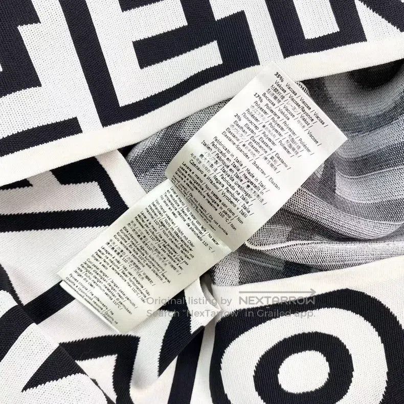 Fendi Fendi Nylon/viscose fiber all-over print letter logo half Size 42" / US 20 - 6 Thumbnail