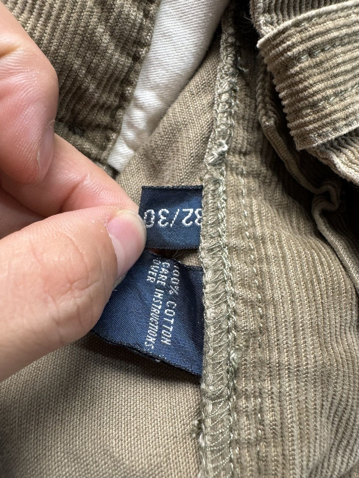 Polo Ralph Lauren Corduroy Cargo Trouser Utility Pants 32x30 Size US 32 / EU 48 - 7 Thumbnail