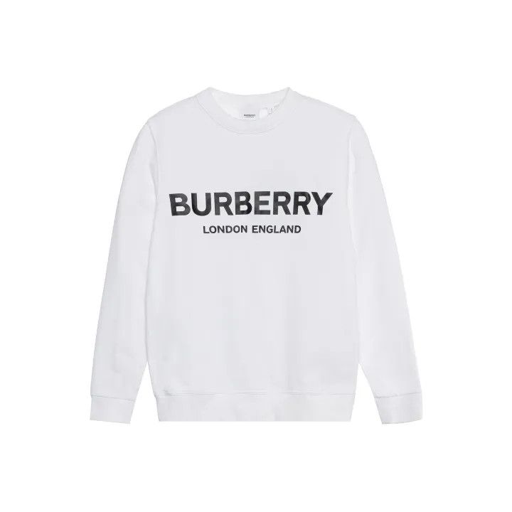 Burberry Burberry Logo Print Long Sleeve Sweatshirt 0079 Size M / US 6-8 / IT 42-44 - 1 Thumbnail