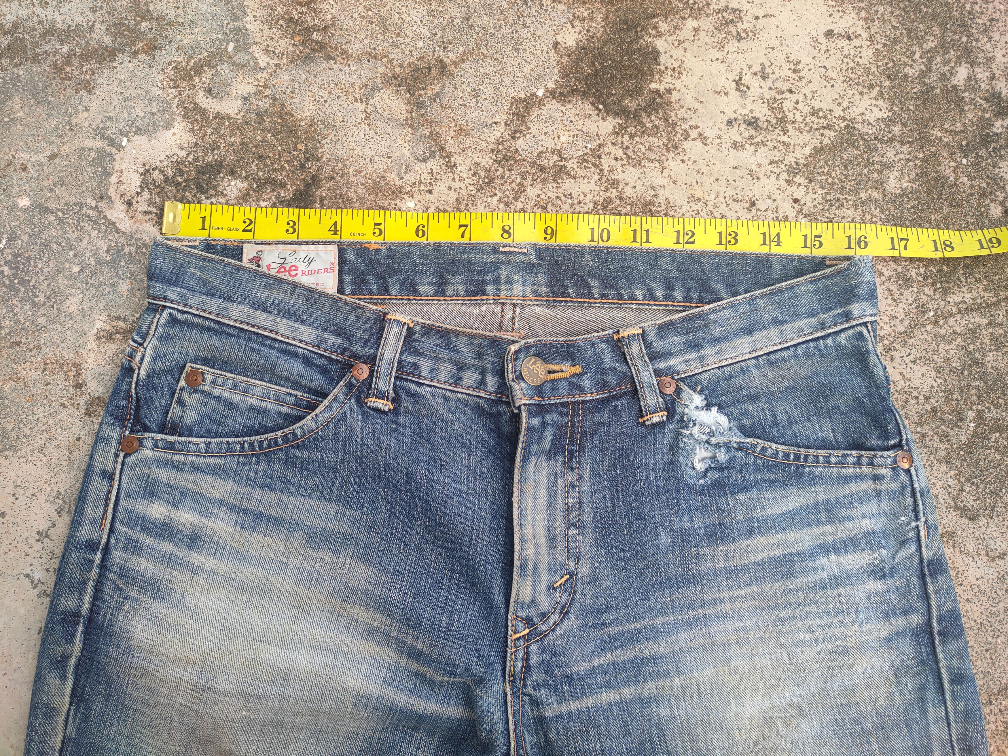 Lee VINTAGE LADY LEE RIDER FADED JEANS DENIM PANTS Size US 32 / EU 48 - 5 Thumbnail