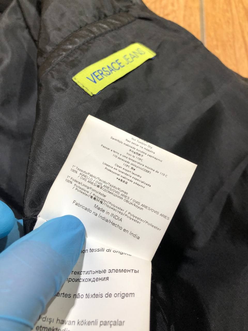 Versace Jeans Couture Versace Jeans Couture Leather Biker Jacket Size XL / US 12-14 / IT 48-50 - 4 Thumbnail