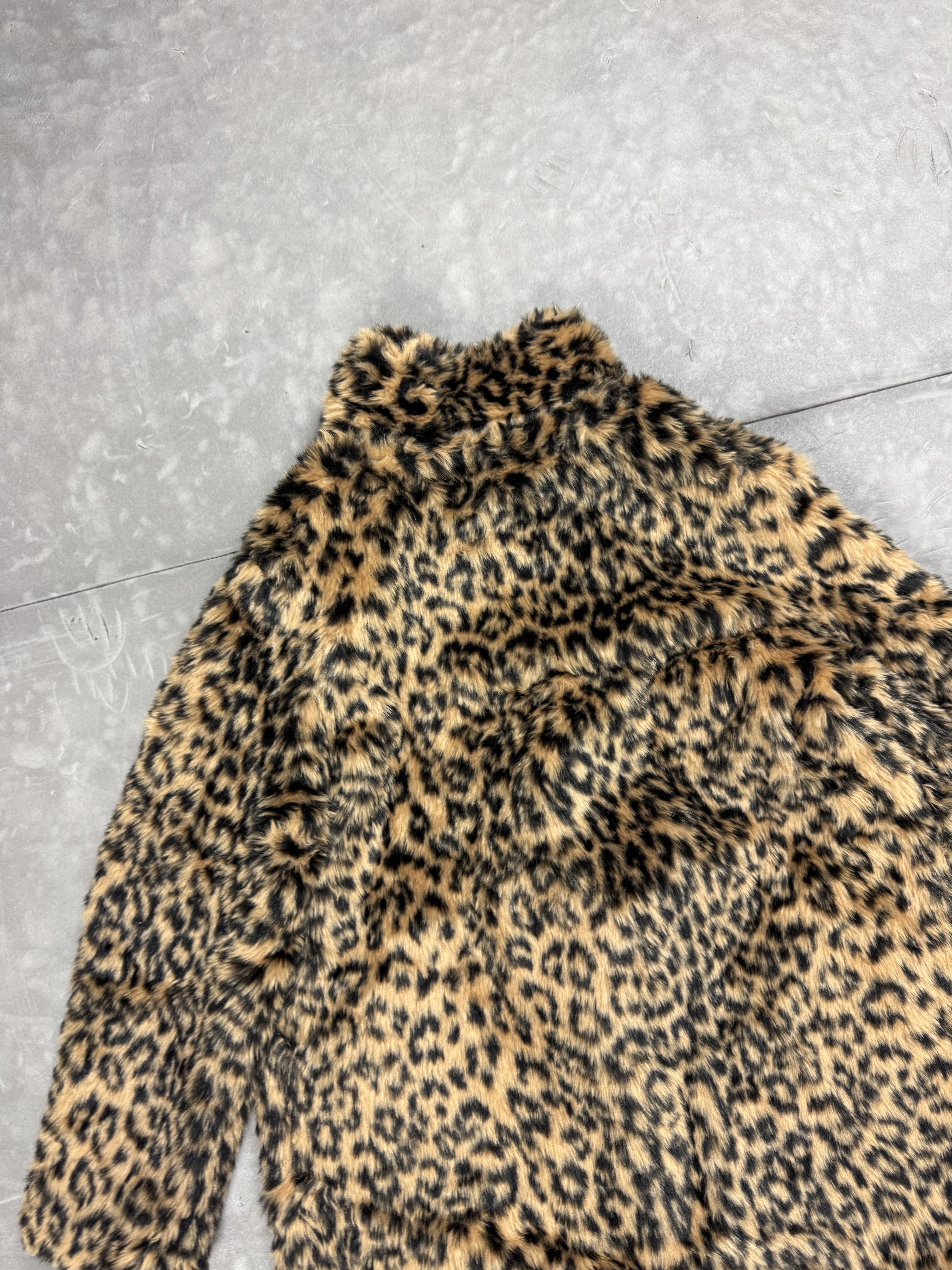 Vintage Vintage coquette y2k fur jacket leopard print 90s Size L / US 10 / IT 46 - 9 Thumbnail