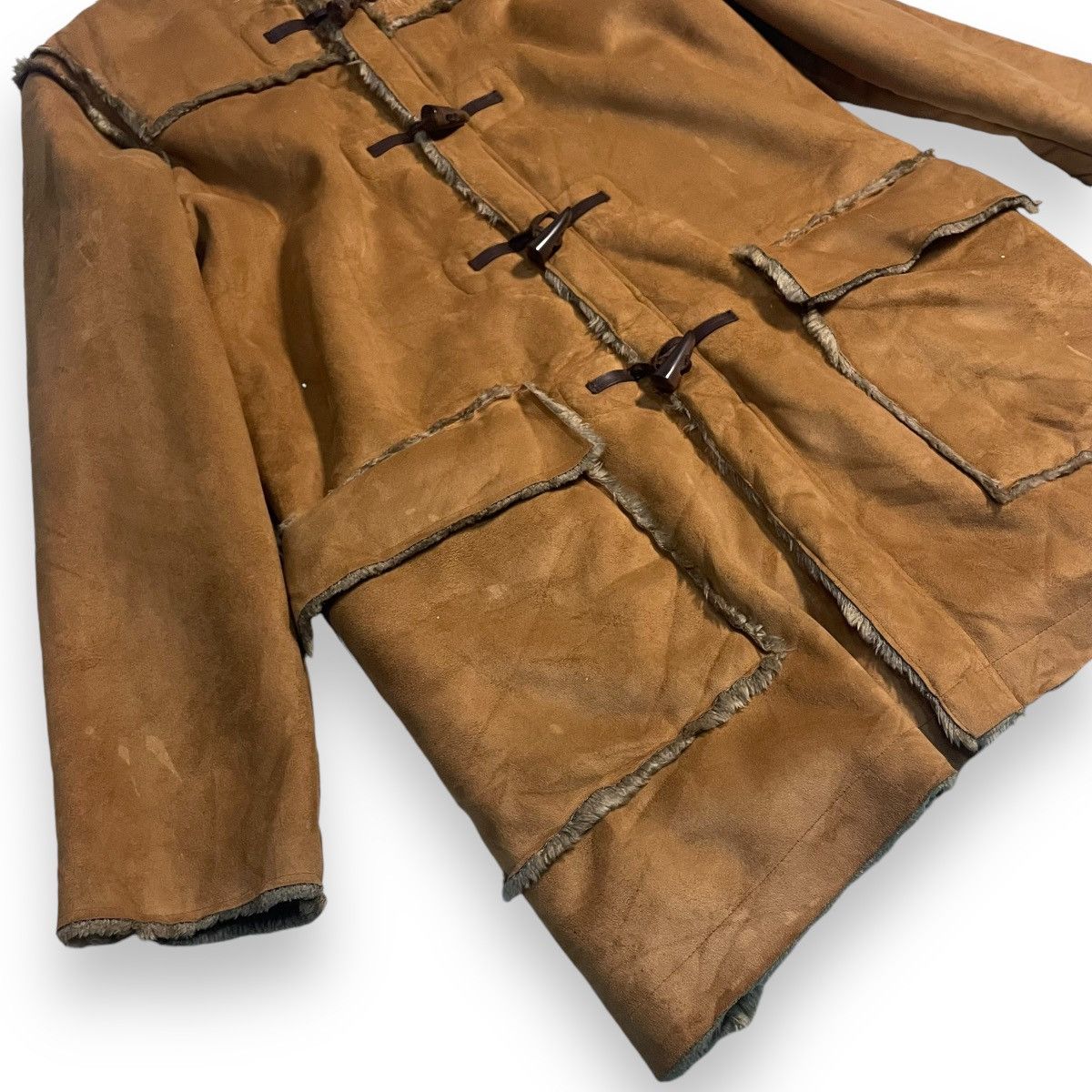 Issey Miyake 🇯🇵 BALANCE WEAR DESIGN VELVET FUR RACOON JACKET Size US L / EU 52-54 / 3 - 5 Thumbnail