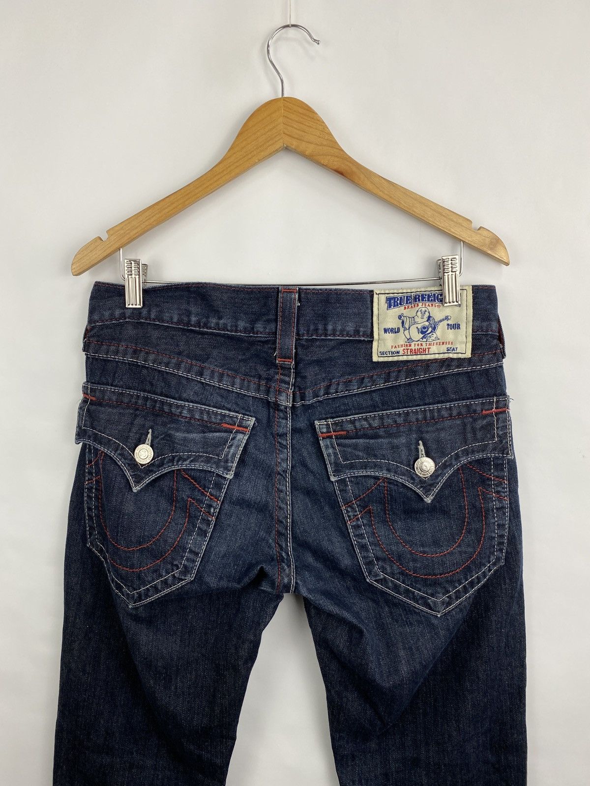 True Religion 🇺🇸 Vintage True Religion Denim Jeans Mde in USA Y2K Rare Hype Size US 30 / EU 46 - 11 Thumbnail