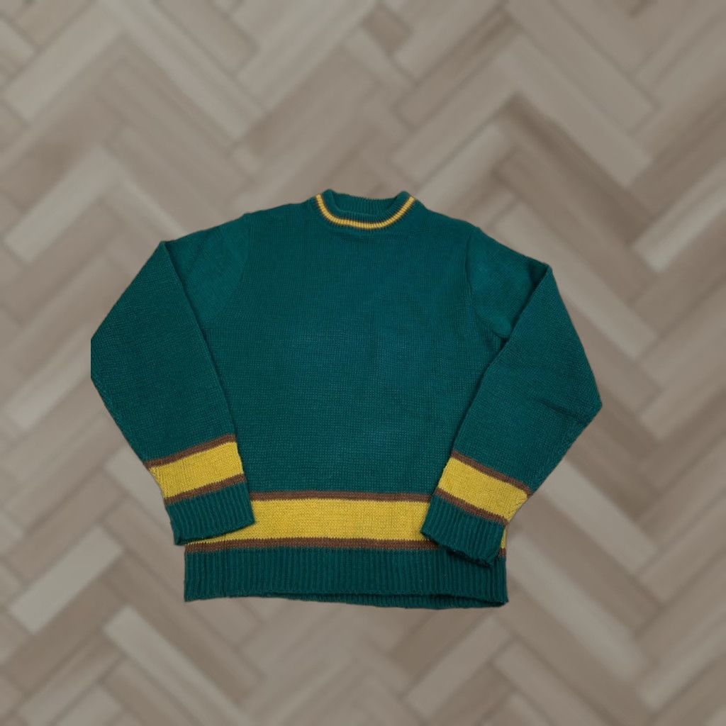 Vintage Vintage Kandahar Deluxe Sweater Mens S Green Stretch Casual Pullover 12569 Size US S / EU 44-46 / 1 - 1 Thumbnail