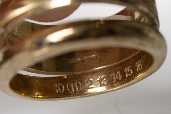 Maison Margiela Maison Margiela, gold toned ring Size ONE SIZE - 5 Thumbnail