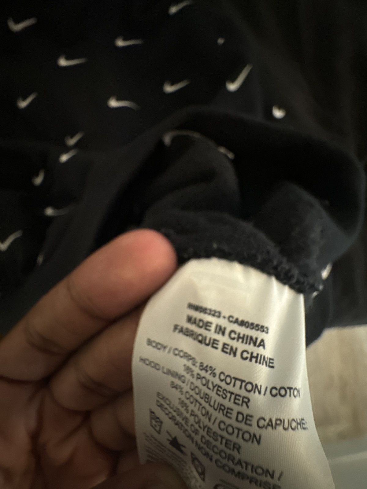 Nike Nike All Over Swoosh Logo Hoodie Size US M / EU 48-50 / 2 - 6 Thumbnail