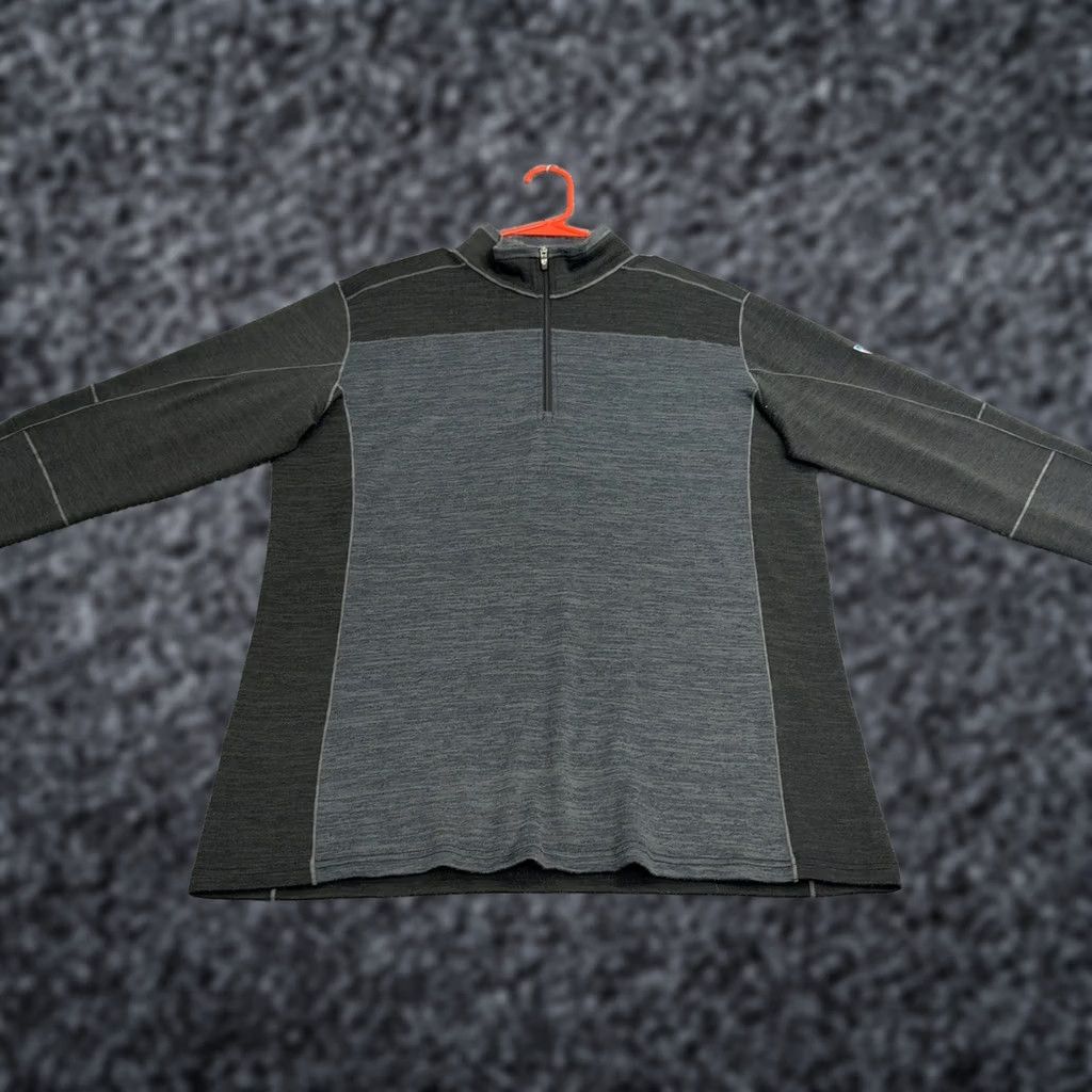 Vintage Kuhl Pullover Mens M Gray Polyester Spandex Quarter Zip Outdoor Activewear Size US M / EU 48-50 / 2 - 1 Thumbnail