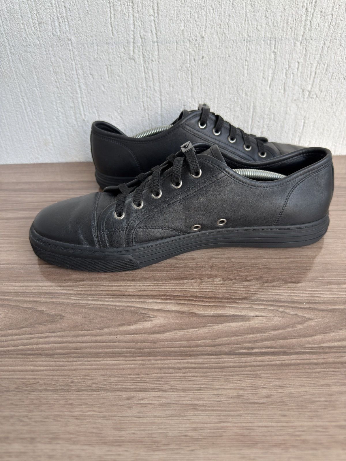 Gucci Lace up leather sneakers Size US 10 / EU 43 - 11 Thumbnail