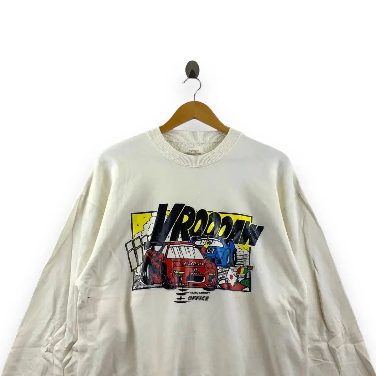 Vintage Vintage 90’ HONDA NSX RACING Manga Anime Sweatshirt Size US L / EU 52-54 / 3 - 2 Thumbnail