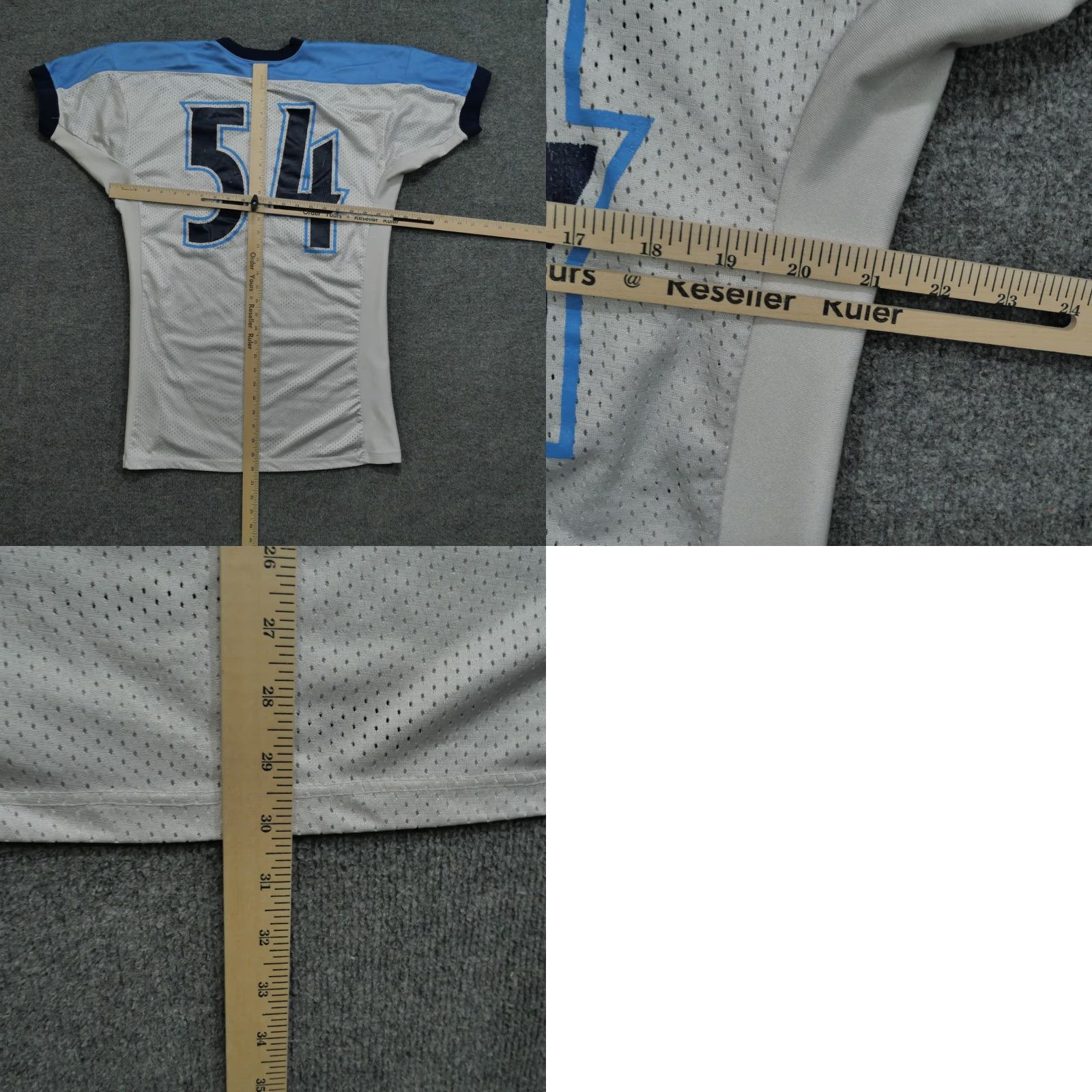 Russell Athletic VINTAGE Russell Athletic Jersey Mens Large White Blue Football Huskies Adult 90s Size US L / EU 52-54 / 3 - 9 Thumbnail