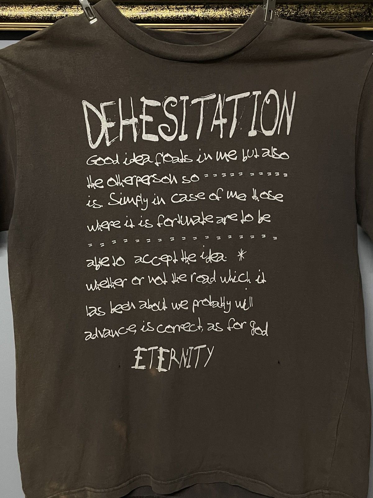 Japanese Brand Vintage 90s Japan Beaumere Poem Eternity Sunfaded Trash Tee Size US M / EU 48-50 / 2 - 3 Thumbnail