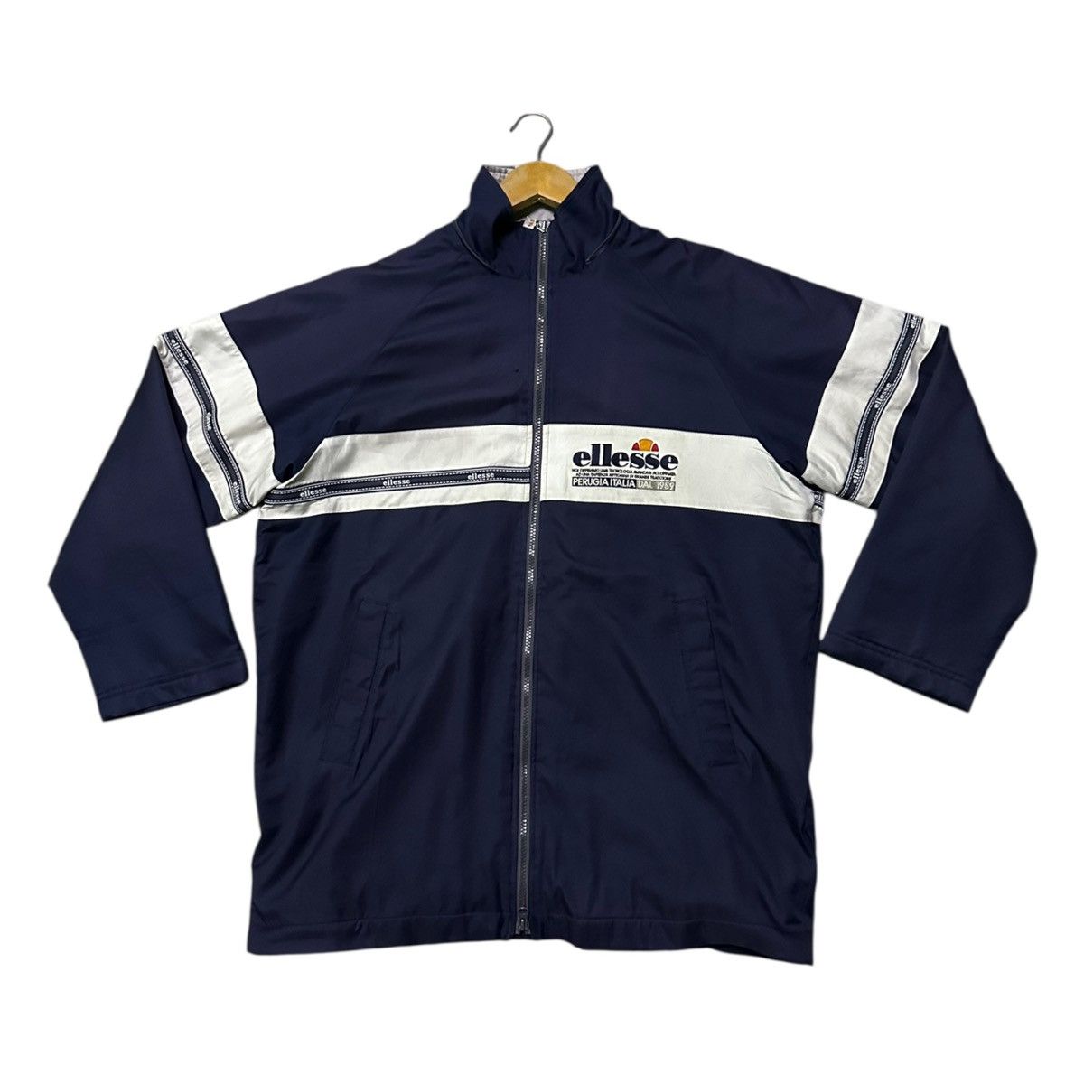 Ellesse Vintage 90s Ellesse zipper jacket outdoor Size US M / EU 48-50 / 2 - 1 Thumbnail