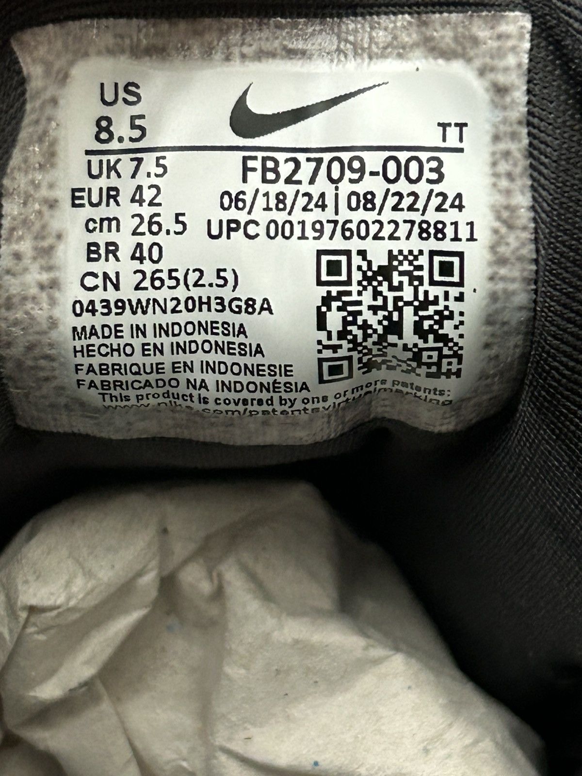 Corteiz Cortez 95 Honey Black Size US 8.5 / EU 41-42 - 6 Thumbnail