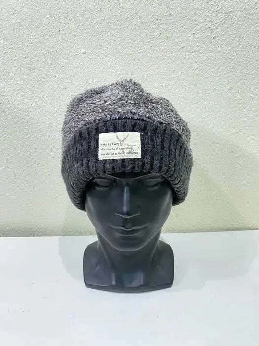 Japanese Brand Japanese Brand Fur Fleece Beanie Hat Size ONE SIZE - 2 Thumbnail